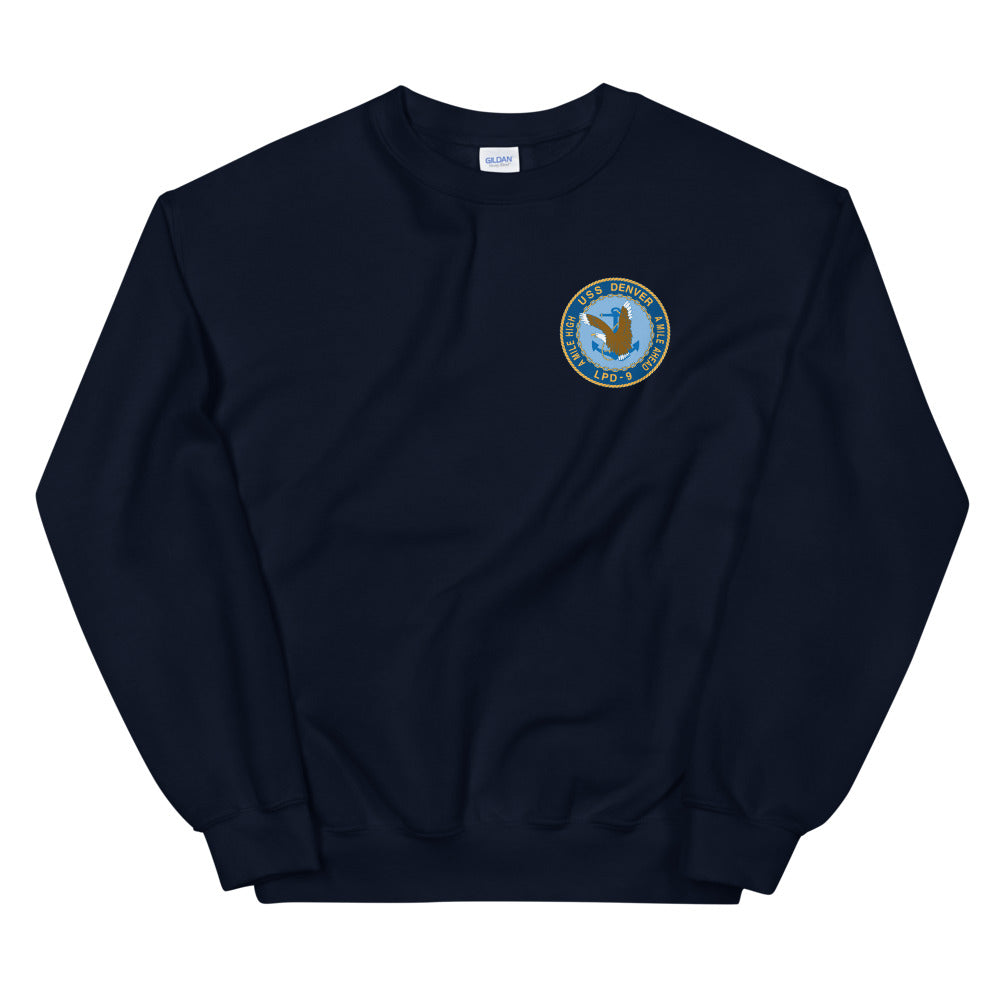 USS Denver (LPD-9) Ship's Crest Sweatshirt