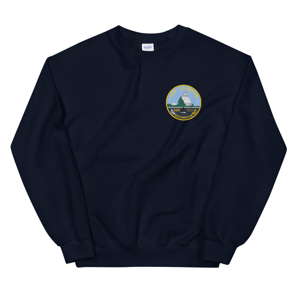 USS Olympia (SSN-717) Ship's Crest Sweatshirt