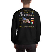 Load image into Gallery viewer, USS John F. Kennedy (CV-67) 1978-79 Cruise Sweatshirt