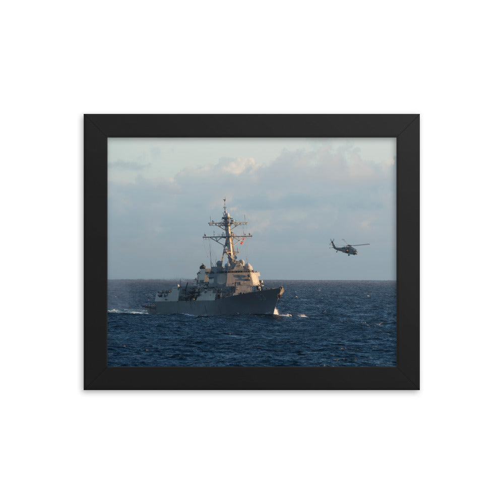 USS Chung-Hoon (DDG-93) Framed Ship Photo