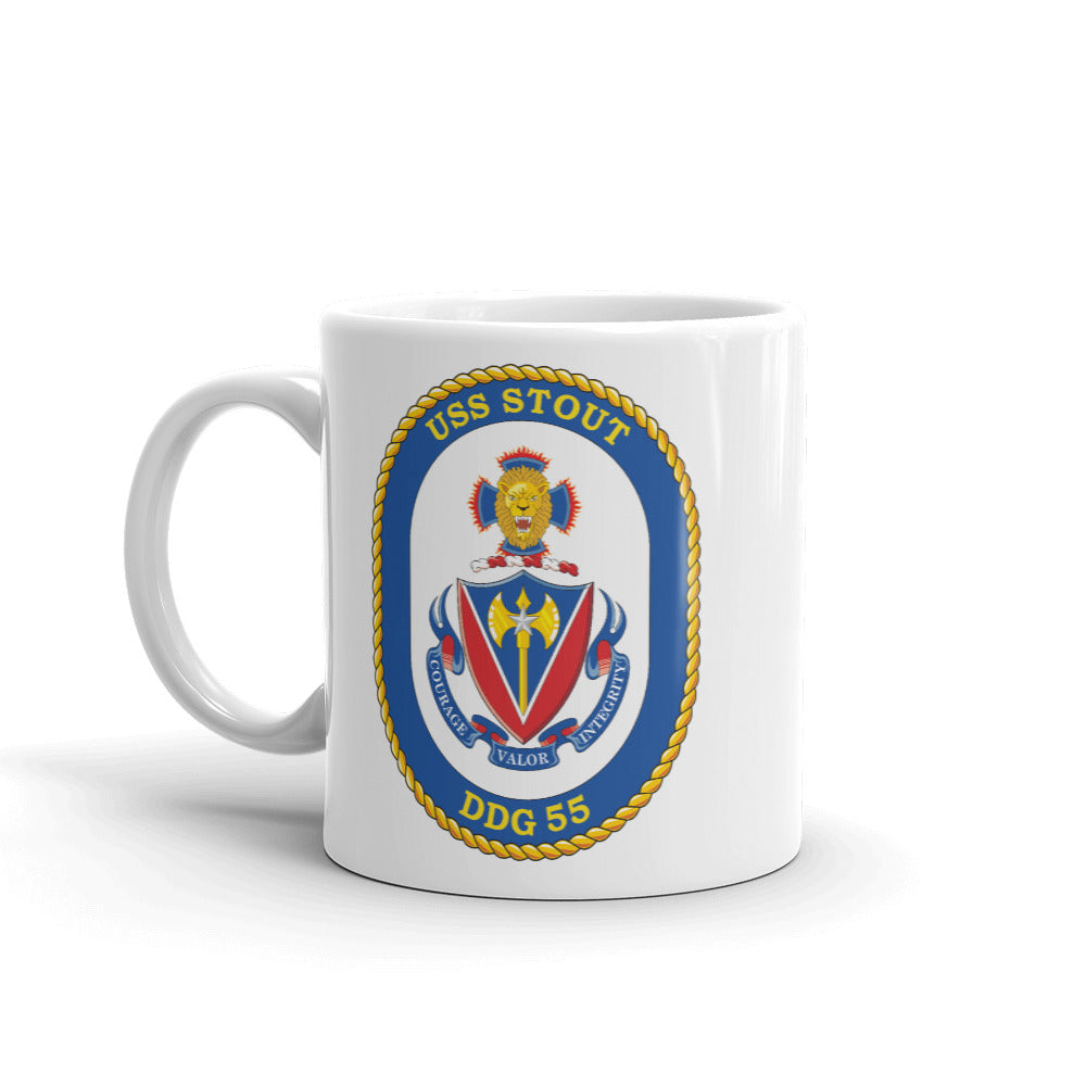USS Stout (DDG-55) Ship's Crest Mug