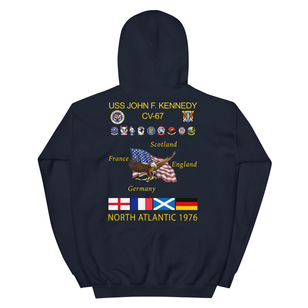 USS John F. Kennedy (CV-67) 1976 Cruise Hoodie