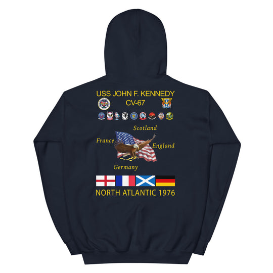 USS John F. Kennedy (CV-67) 1976 Cruise Hoodie