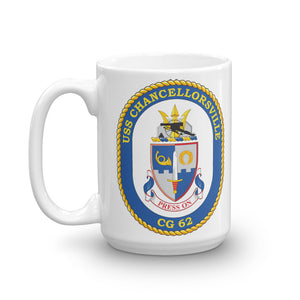 USS Chancellorsville (CG-62) Ship's Crest Mug
