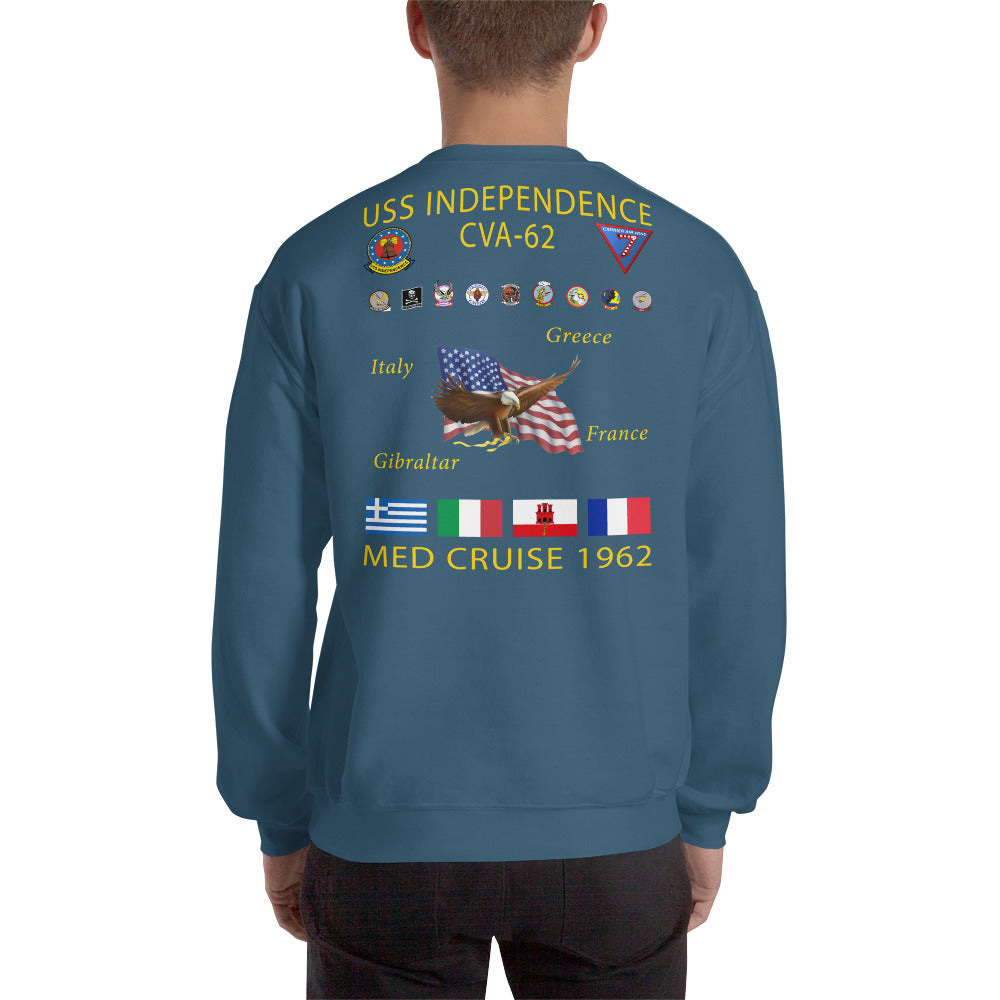 USS Independence (CVA-62) 1962 Cruise Sweatshirt