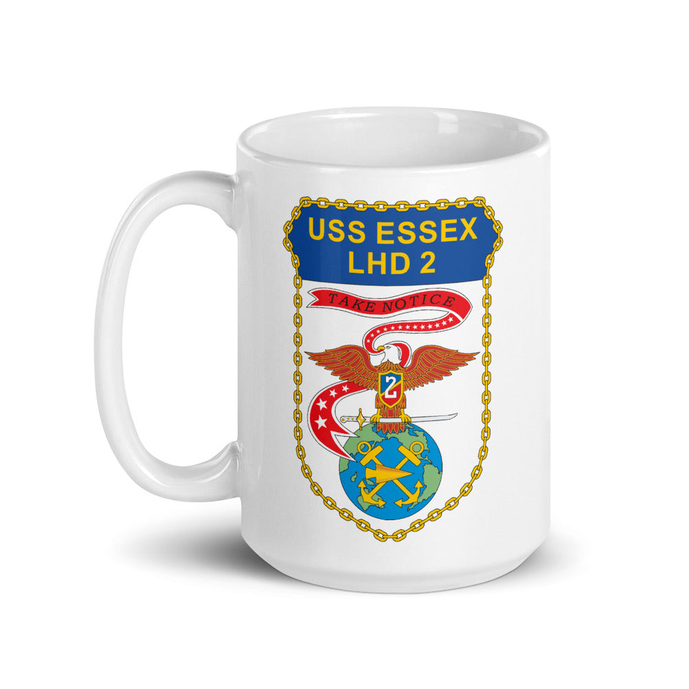 USS Essex (LHD-2) Ship's Crest Mug