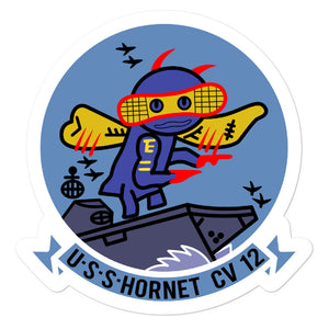 USS Hornet (CV-12) Ship's Crest Vinyl Sticker