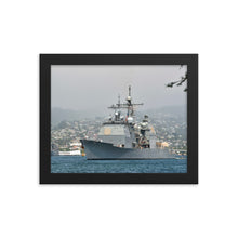 Load image into Gallery viewer, USS Port Royal (CG-73) Framed Ship Photo - Pearl Harbor