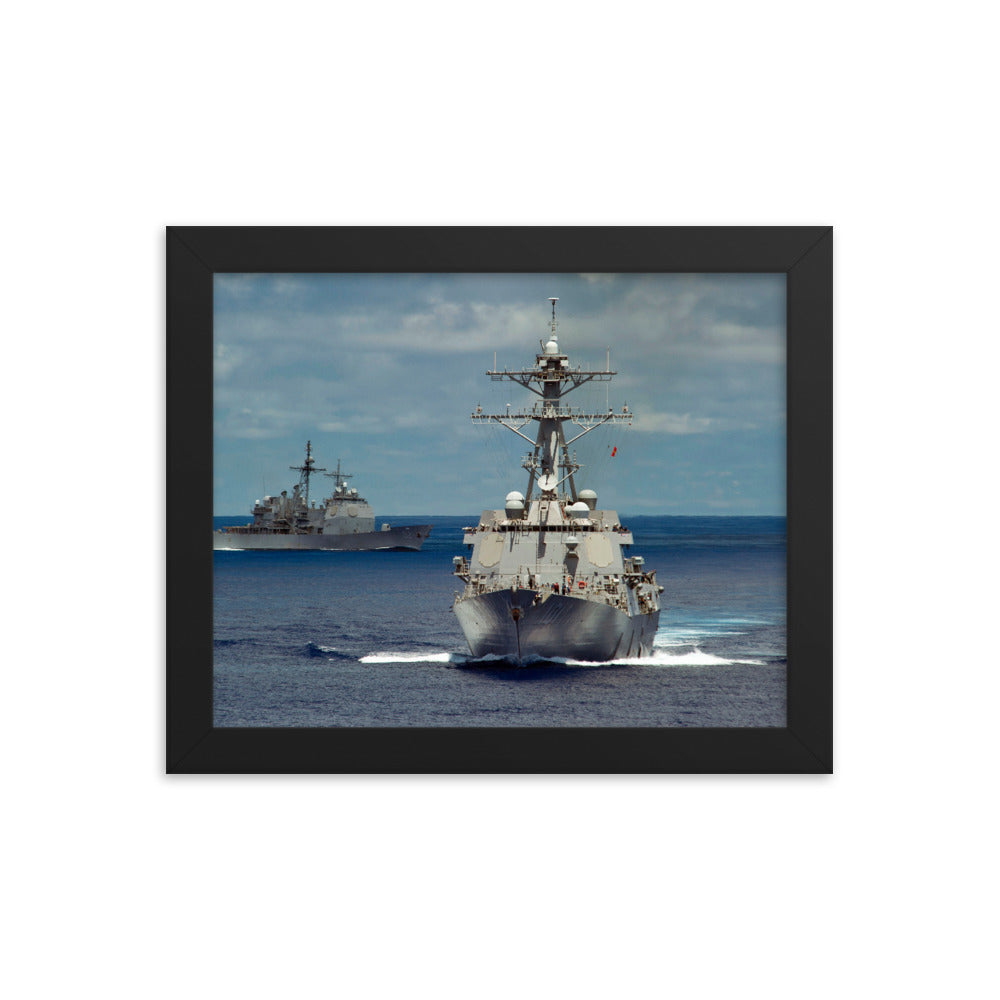 USS Gridley (DDG-101) Framed Ship Photo