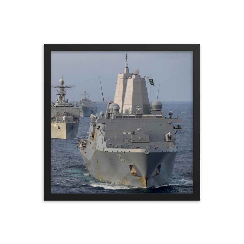 USS Green Bay (LPD-20) Framed Ship Photo