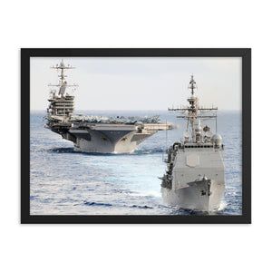 USS Mobile Bay (CG-53) Framed Ship Photo