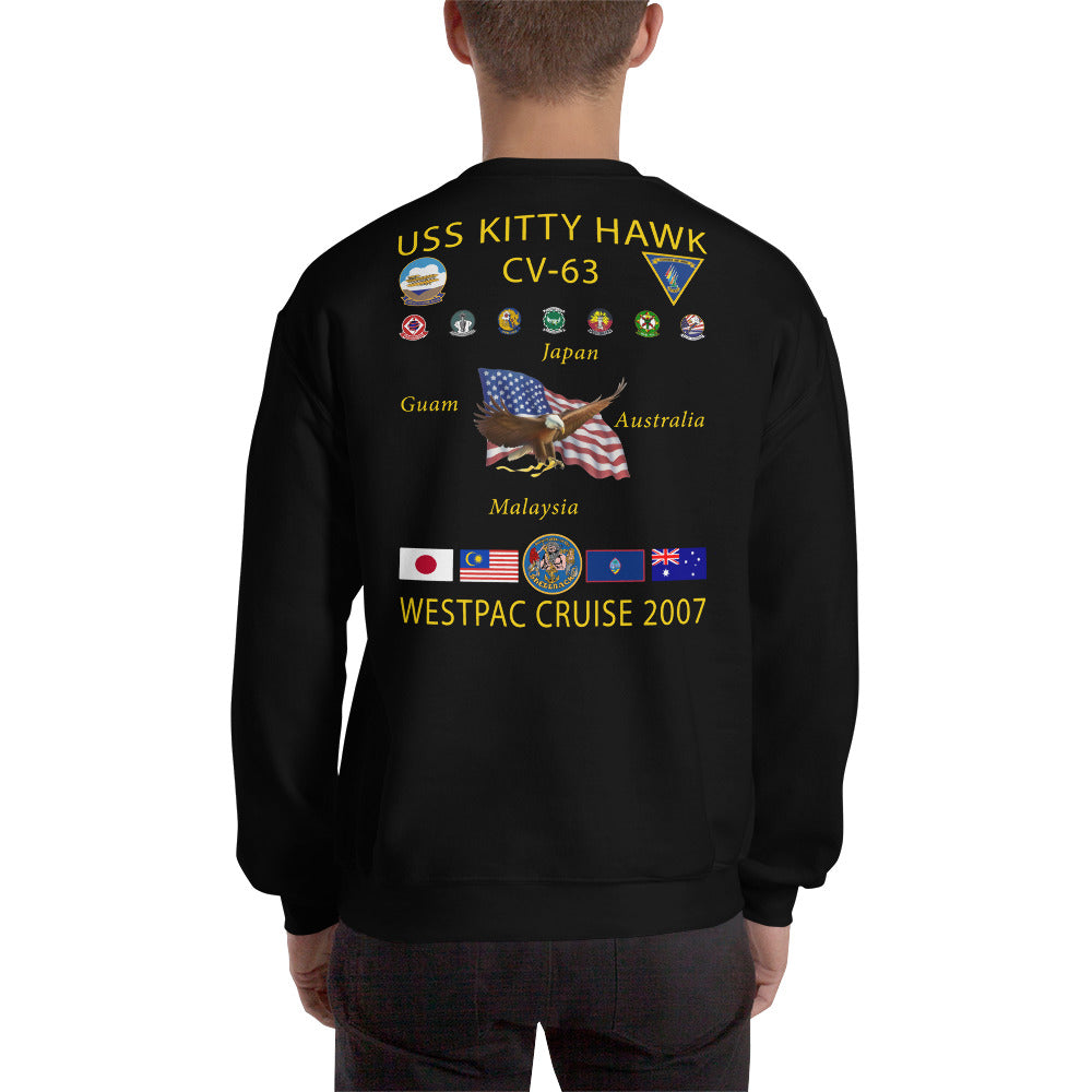 USS Kitty Hawk (CV-63) 2007 Cruise Sweatshirt
