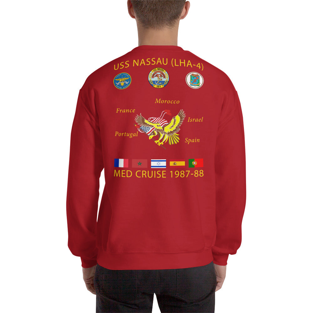 USS Nassau (LHA-4) 1987-88 Cruise Sweatshirt