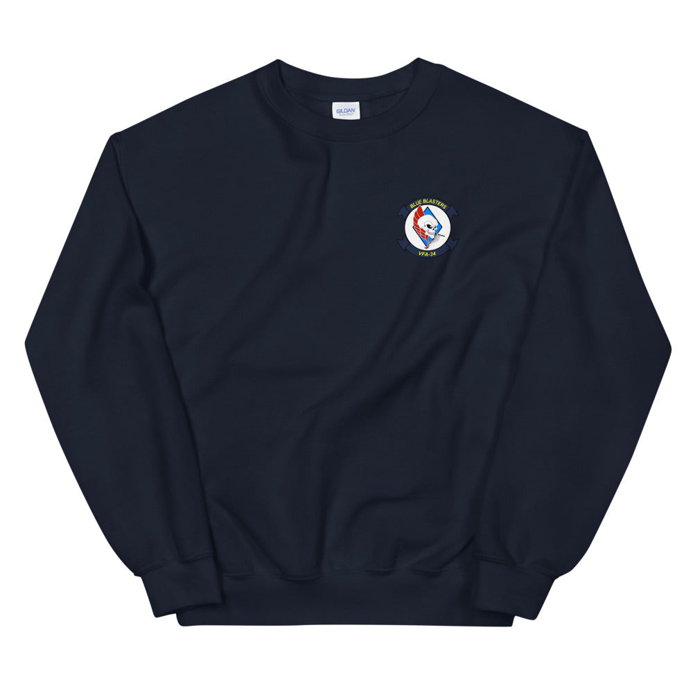 VFA-34 Blue Blasters Squadron Crest Sweatshirt