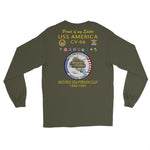 USS America (CV-66) 1990-91 Long Sleeve Cruise Shirt ver 2 - FAMILY