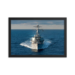 USS Gonzales (DDG-66) Framed Ship Photo