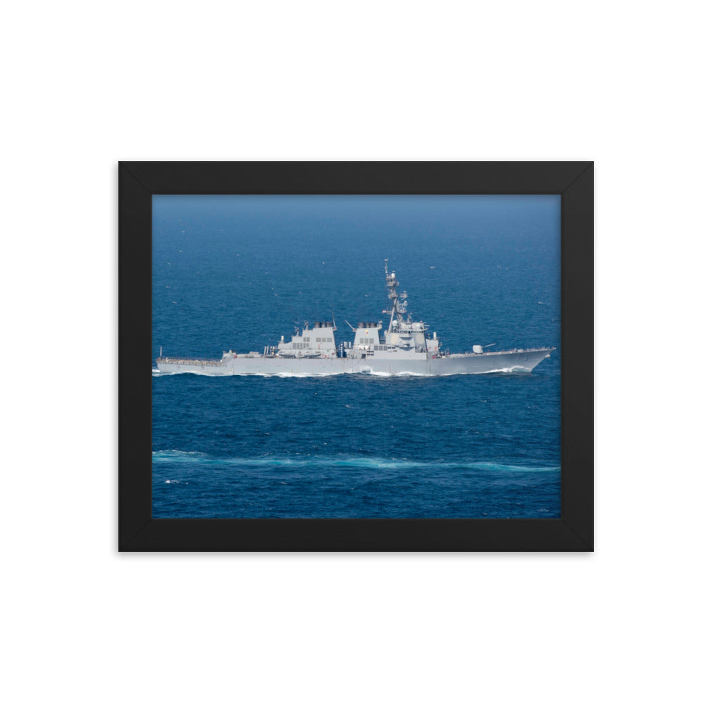 USS Decatur (DDG-73) Framed Ship Photo