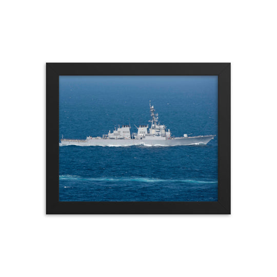 USS Decatur (DDG-73) Framed Ship Photo