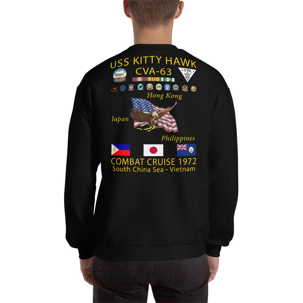 USS Kitty Hawk (CVA-63) 1972 Cruise Sweatshirt