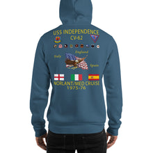 Load image into Gallery viewer, USS Independence (CV-62) 1975-76 Cruise Hoodie