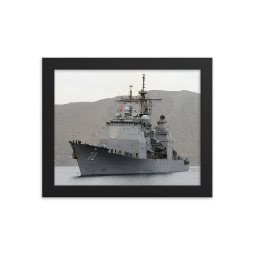 USS Vella Gulf (CG-72) Framed Ship Photo