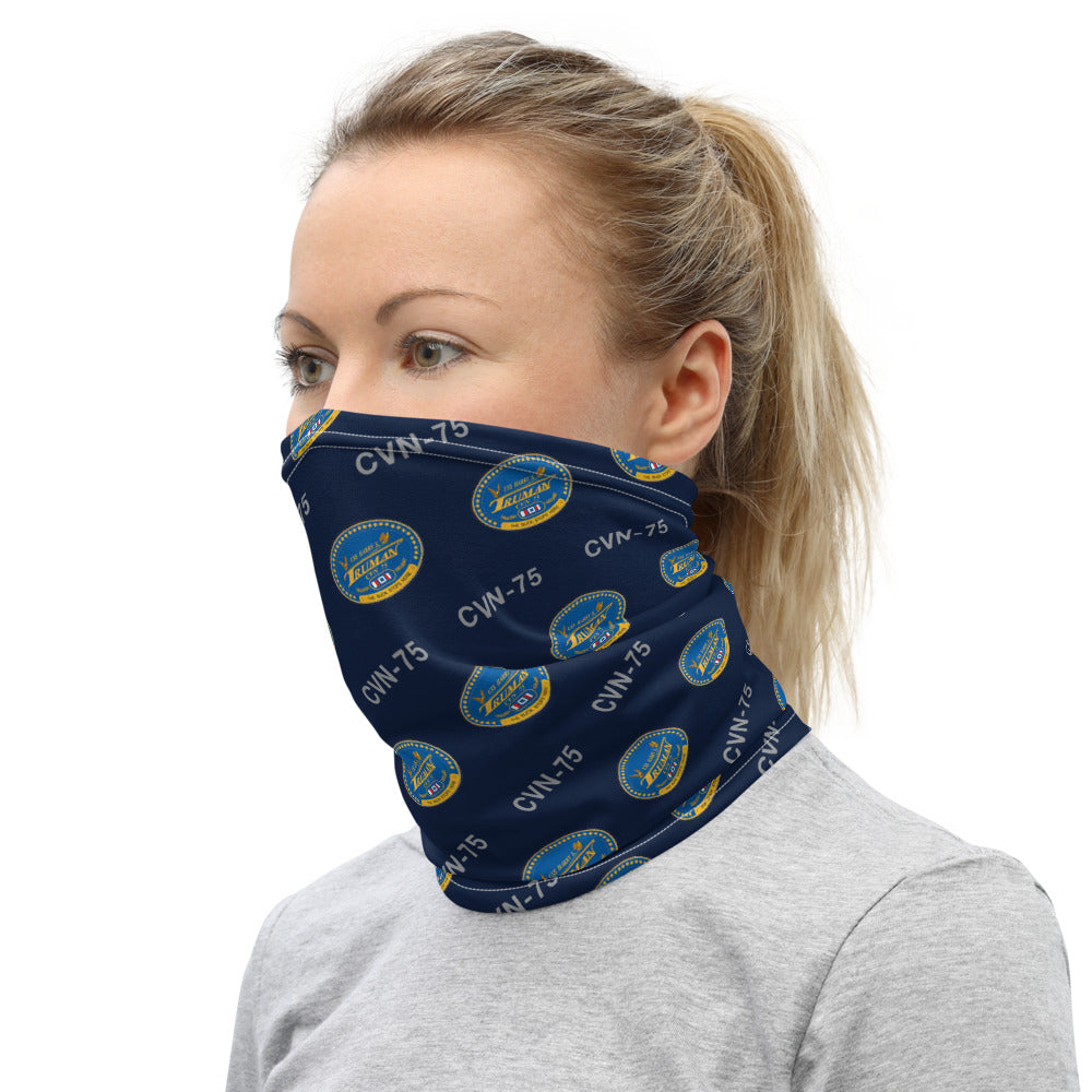 USS Harry S. Truman (CVN-75) w/ hull number Neck Gaiter