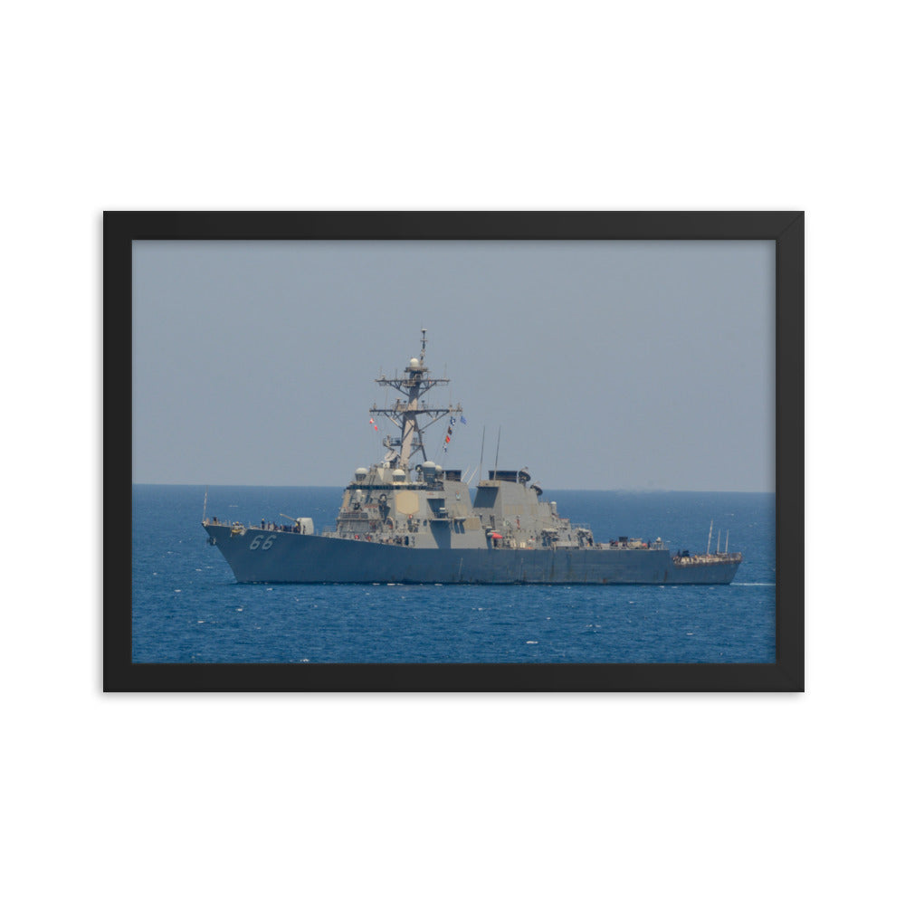 USS Gonzales (DDG-66) Framed Ship Photo