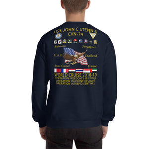 USS John C. Stennis (CVN-74) 2018-19 Cruise Sweatshirt