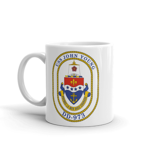 USS John Young (DD-973) Ship's Crest Mug