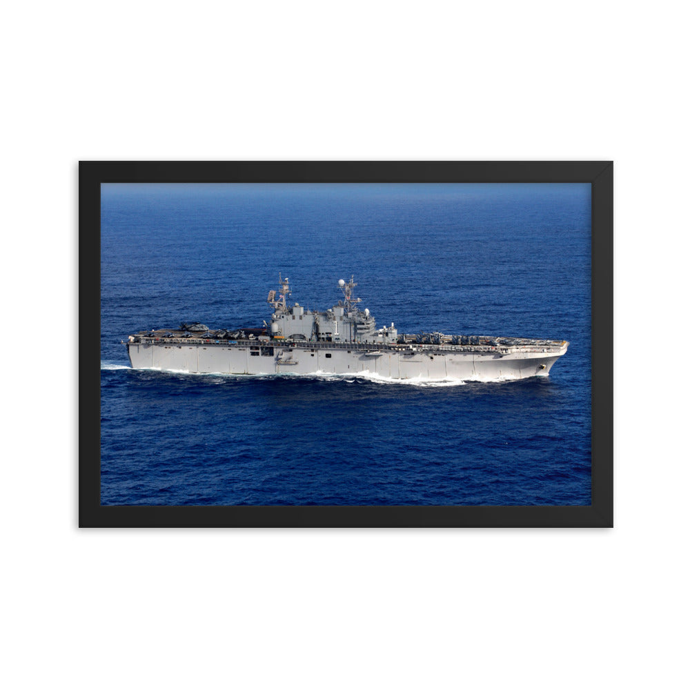 USS Tarawa (LHA-1) Framed Ship Photo