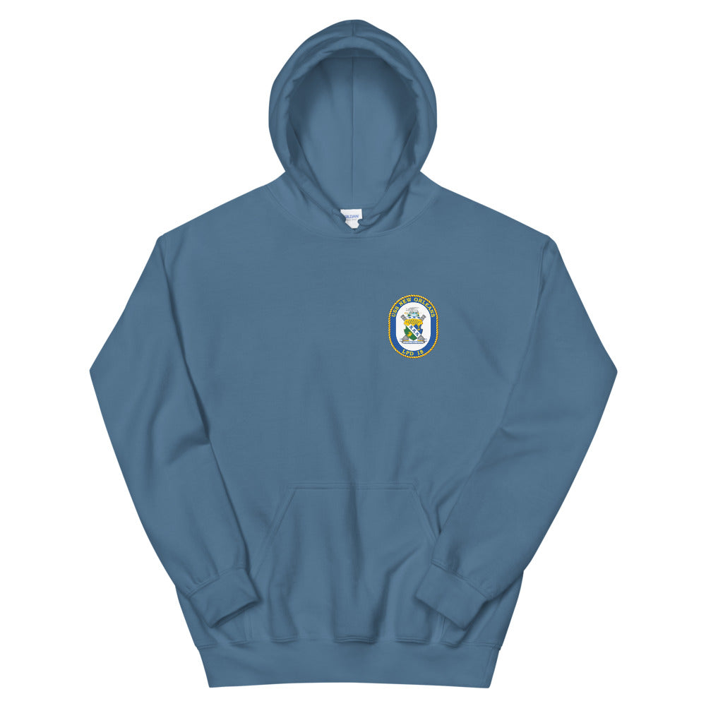 USS New Orleans (LPD-18) Ship's Crest Hoodie