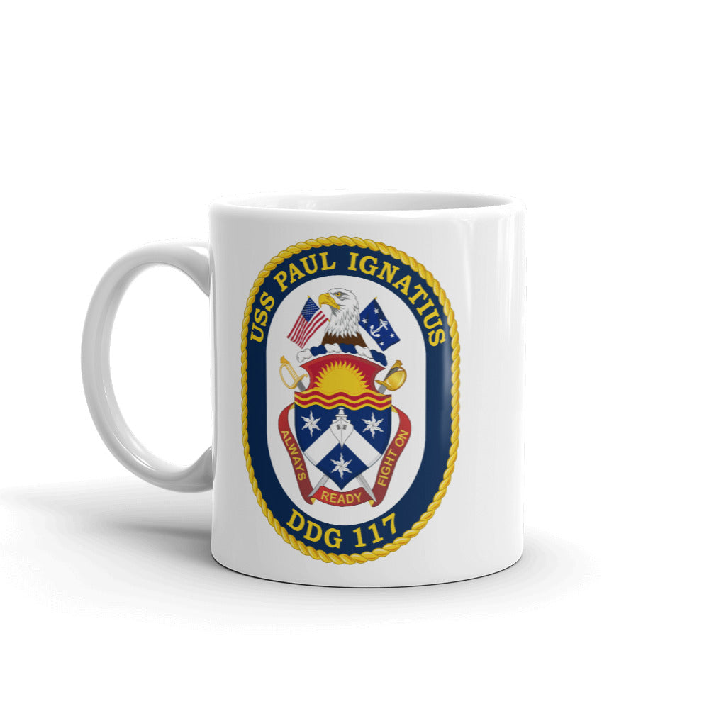 USS Paul Ignatius (DDG-117) Ship's Crest Mug