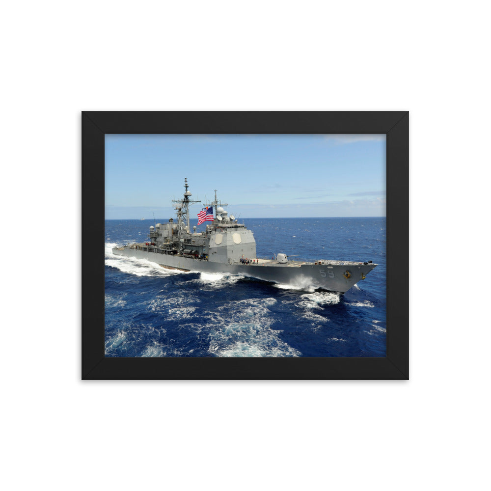 USS Princeton (CG-59) Framed Ship Photo
