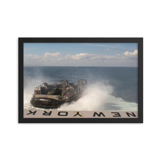 USS New York (LPD-21) Framed Ship Photo