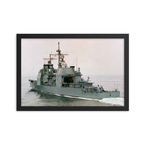 USS Lake Erie (CG-70) Framed Ship Photo