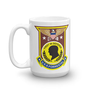 USS Forrestal (CVA/CV-59) Ship's Crest Mug