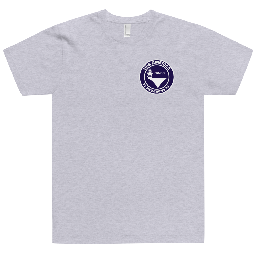 USS America (CV-66) 1977-78 Med Cruise Tee