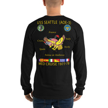 Load image into Gallery viewer, USS Seattle (AOE-3) 1977-78 Long Sleeve Cruise Shirt
