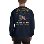 USS Saratoga (CVA-60) 1961-62 Cruise Sweatshirt