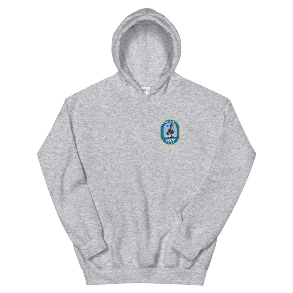 USS Iowa (BB-61) Ship's Crest Hoodie