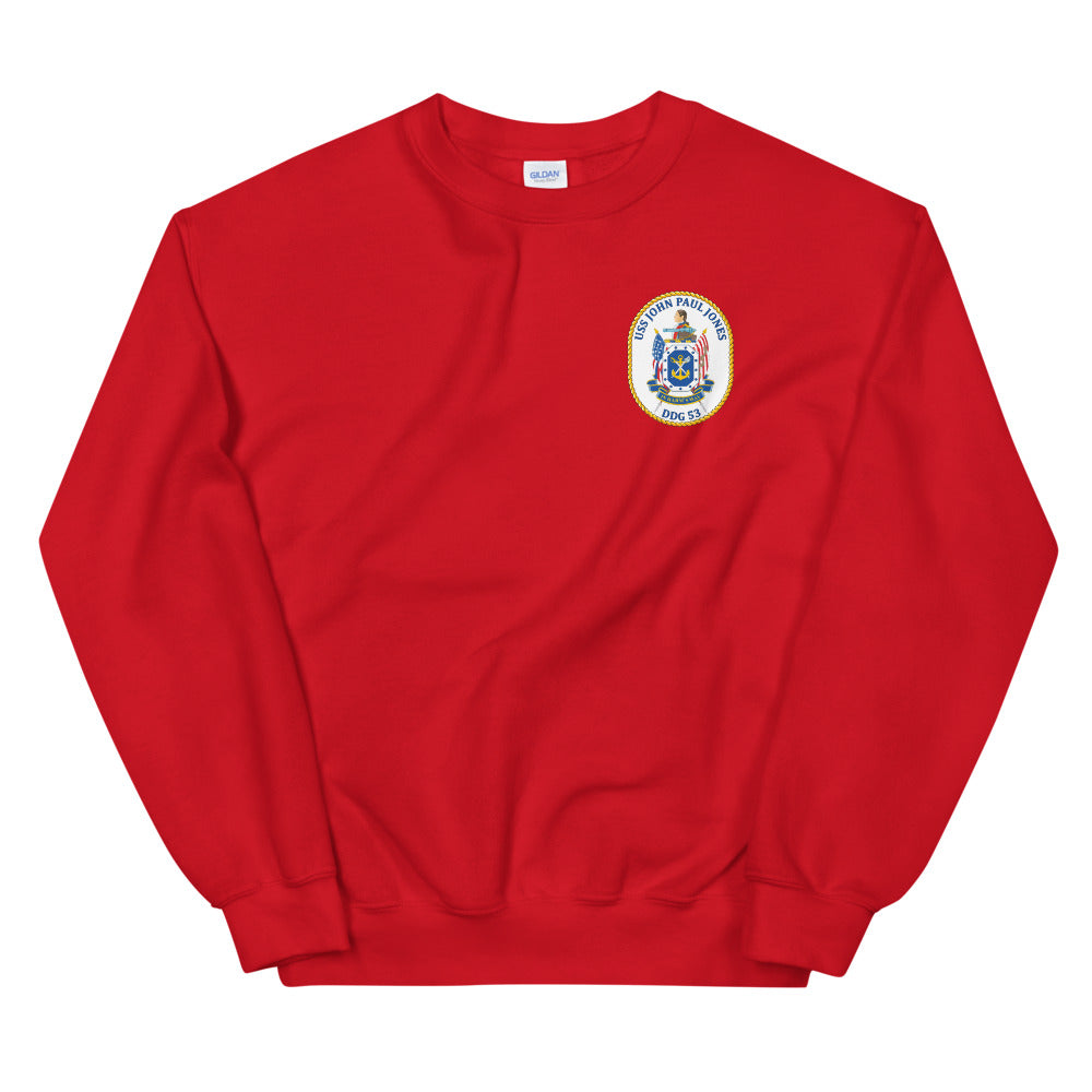 USS John Paul Jones (DDG-53) Ship's Crest Sweatshirt
