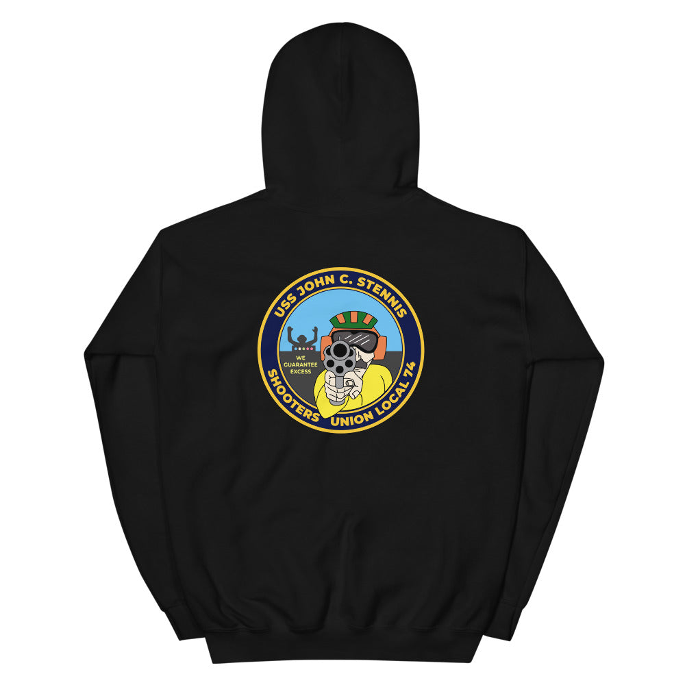 USS John C. Stennis (CVN-74) Shooters Union Local 74 Hoodie