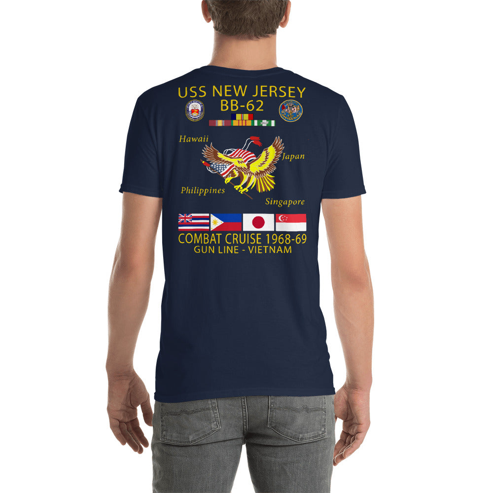 USS New Jersey (BB-62) 1968-69 Cruise Shirt