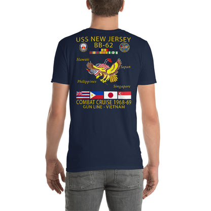 USS New Jersey (BB-62) 1968-69 Cruise Shirt