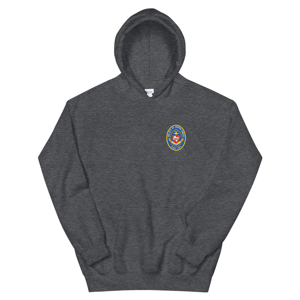 USS City of Corpus Christi (SSN-705) Ship's Crest Hoodie