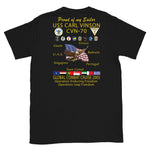 USS Carl Vinson (CVN-70) 2005 Cruise Shirt - FAMILY