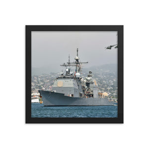 USS Port Royal (CG-73) Framed Ship Photo - Pearl Harbor