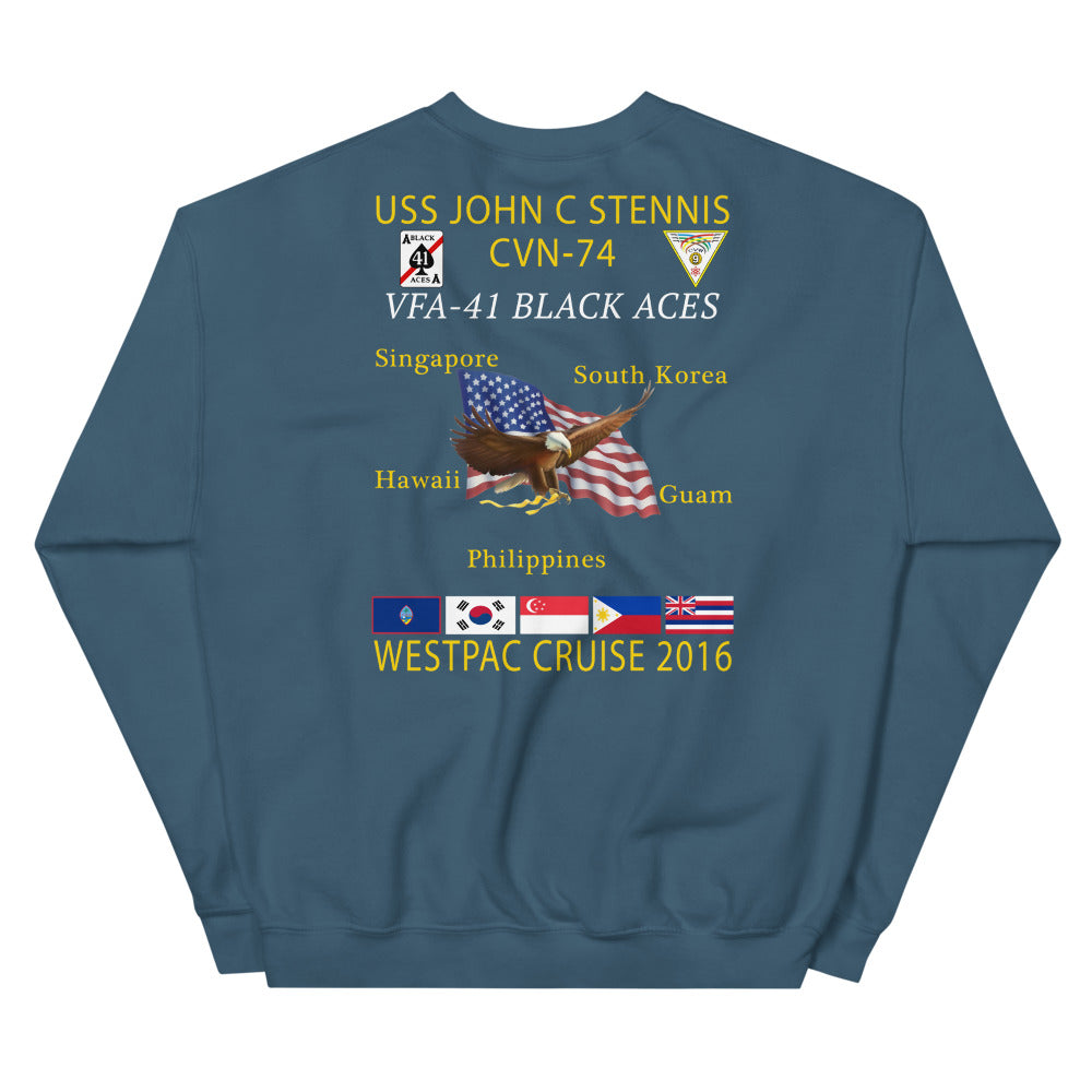 VFA-41 Black Aces 2016 Cruise Sweatshirt