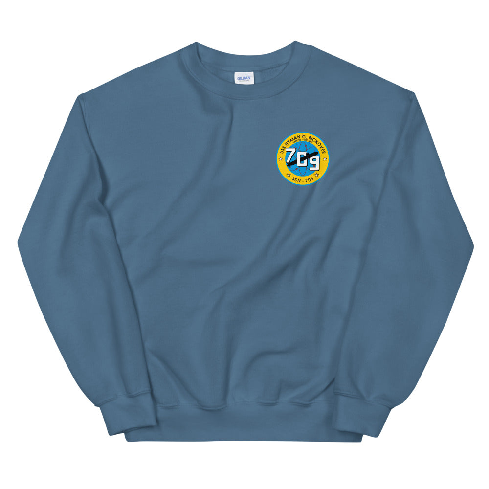USS Hyman G. Rickover (SSN-709) Ship's Crest Sweatshirt