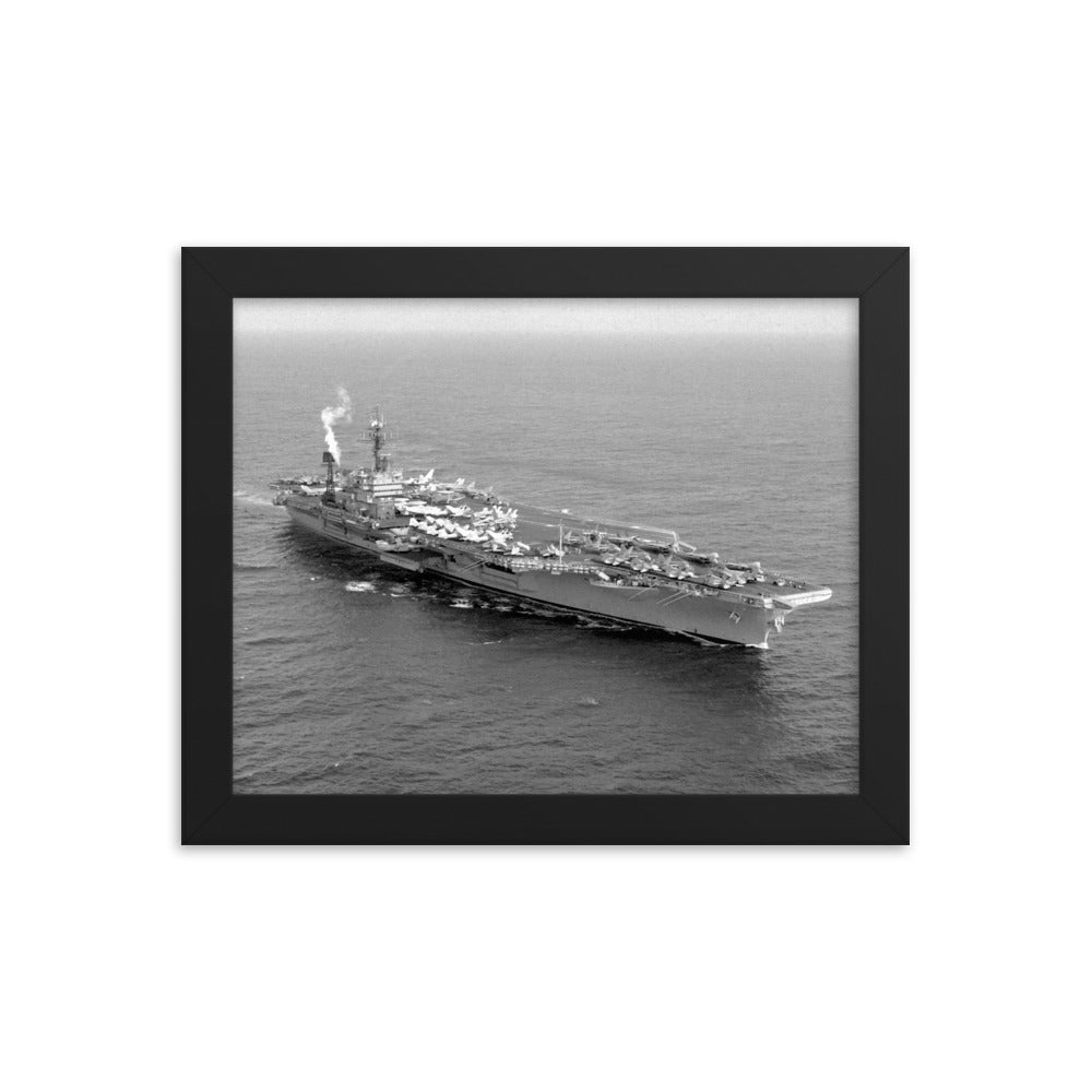 USS John F. Kennedy (CV-67) Framed Ship Photo